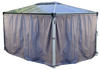 Palram Canopia Vorhang-Set passend für Palermo 4300, Kit de rideaux pour tonnelle,