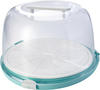 keeeper Tortenbehälter mit Schneiderillen und Servierplatte, BPA-freier Kunststoff,