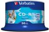 Verbatim CD-R AZO Wide Inkjet Printable 700 MB, 50er Pack Spindel, CD Rohlinge,