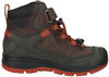 KEEN Redwood MID WP-Y Hiking Boot, Coffee Bean/Picante, 34 EU