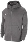Nike Jungen Park 20 Kapuzenjacke, Kohle Heathr / Weiss, L EU