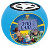 Lexibook Disney Toy Story Woody & Buzz Projektor-Radiowecker, Soundeffekte,