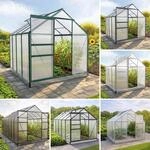 BRAST Gew&auml;chshaus Aluminium mit Fundament | T&Uuml;V gepr&uuml;ft | 42 Modelle