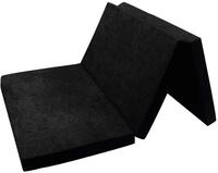 FORTISLINE Klappmatratze 120x195x8 cm - 3-teilige Faltmatratze H2, G&auml;stematratze und