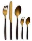 ECHTWERK Tafelbesteck Positano Due-Gold/Black Edition, 20-teilig, f&uuml;r 4 Personen,