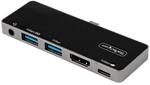 StarTech 5-in-1 USB-C Mini-Dock, 4K 60Hz HDMI 2.0 HDR, 100W PD, Audio | USB-C