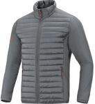 JAKO Herren Hybridjacke Premium, Steingrau, 3XL