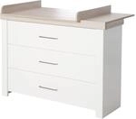 roba Wickelkommode 'Lucy' mit Wickelansatz, Soft-Close, 3 Schubladen, Wickelh&ouml;he 90