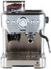 DOMO DO725K Espressomaschine mit Siebträger Silber
