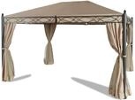 GRASEKAMP Qualit&auml;t seit 1972 Garten-Pavillon ROM 3x4m mit 2 Seitenteil Sets