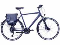 HAWK Trekking Gent Deluxe Plus Fahrrad Herren inkl. Tasche, 52cm I Bike mit...