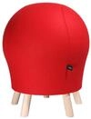 Topstar Sitzhocker Sitness 5 Alpine Filzoptik rot