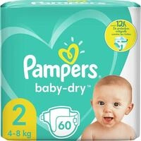 Pampers Baby Windeln Gr&ouml;&szlig;e 2, (4-8 kg) 60 St&uuml;ck bis zu 12 Stunden Schutz