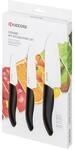 Kyocera GEN 3er-Messerset | Keramik Santoku Messer, Gem&uuml;semesser, und Sch&auml;lmesser 