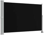 vidaXL Ausziehbare Seitenmarkise 160x300 cm Schwarz
