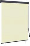 vidaXL Au&szlig;enrollo 140x250 cm Creme