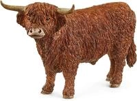 SCHLEICH Farm World | Hochland Bulle 13919 Bauernhof Spielfigur | detailgetreue