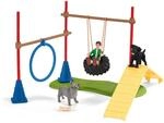 SCHLEICH 42536 Spielspa&szlig; f&uuml;r Hunde, ab 3 Jahren, Farm World - Spielset, 14 Teile