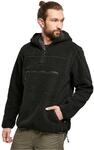 Brandit Teddyfleece Worker Pullover, Farbe: Black, Gr&ouml;&szlig;e: 5XL