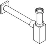 GROHE Geruchsverschluss (f&uuml;r Waschtische, langlebige Oberfl&auml;che), supersteel,