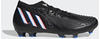 Adidas Unisex Predator Edge.2 FG Sneaker, core Black/FTWR White/Vivid red, 36 2/3 EU