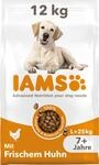 IAMS Senior Hundefutter trocken mit Huhn f&uuml;r gro&szlig;e Hunde, 12 kg | Trockenfutter 