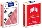 Copag 104009325 22564061 Plastik Poker Jumbo Face, rot