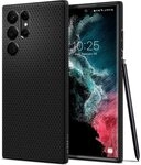 Spigen Liquid Air H&uuml;lle Kompatibel mit Samsung Galaxy S22 Ultra -Schwarz