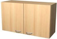 Smart M&ouml;bel K&uuml;chen H&auml;ngeschrank Namu 100 cm in Buche &ndash; Oberschrank mit 2...