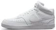 NIKE Herren Court Vision Mid Next Nature Sneaker, Wei&szlig;, 41 EU