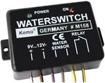 Kemo M158 Wassermelder 9 - 12 V/DC. Integriertes Relais. Steuern von Sirenen, anderen