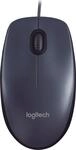 Logitech M90 Maus mit Kabel | 1000 DPI Sensor, USB-Anschluss, 3 Tasten, F&uuml;r...