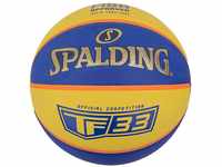 United Sports Unisex – Erwachsene Spalding TF 33 Ball, Blue/Yellow, 6