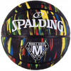 Spalding United Sports Marble Sz7 Ball Black Rainbow 7