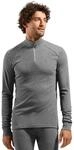 Odlo Thermounterw&auml;sche f&uuml;r Herren Active Warm | Odlo Steel Grey meliert | Gr&ouml;&szlig;e S