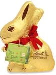 Lindt GOLDHASE mit Geschenkumschlag, Vollmilch Schokoladen-Figur zu Ostern mit