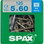 SPAX 4197000500606 Schraube (Schraube, Edelstahl, Holz, Flachkopf, Torx,...