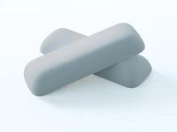 KALDEWEI Multifunktionskissen f&uuml;r Badewanne, Set mit 2 Kissen, grau