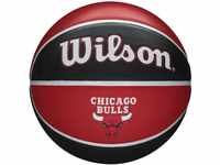 Wilson Basketball NBA TEAM TRIBUTE, CHICAGO BULLS, Outdoor, Gummi, Größe: 7