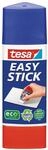tesa EASY STICK Klebestift - Dreieckiger Bastelkleber - 25 g | Pr&auml;ziser Papierkleber