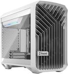 Fractal Design Torrent Nano White Computer Case TG Tempered Glass Clear Tint, Mini