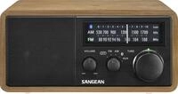 Sangean WR-11 Retro Desktop-Radio mit UKW/MW-Tuner - Kopfh&ouml;reranschluss -