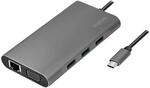 LogiLink UA0383 - USB 3.2 (Gen 1) Dockingstation mit 10-Ports und PD (Power Delivery)