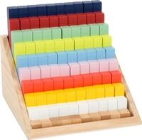 small foot Rechenst&auml;bchen XL-Lernbox "Educate", aus Holz, farbenfroh, schulen...