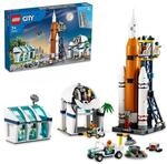 LEGO 60351 City Raumfahrtzentrum Weltraum-Spielzeug NASA Serie mit 7