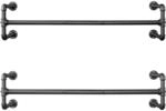 SONGMICS Kleiderst&auml;nder f&uuml;r die Wand, 2er Set, 110 x 30 x 29,5 cm | Kleiderstange,