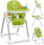 KIDIZ&reg; 3in1 Hochstuhl Kinderhochstuhl inkl. Spielb&uuml;gel, Babyliege,...