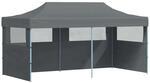 vidaXL Partyzelt 3x6 m Seitenteile Faltzelt Gartenpavillon Gartenzelt Bierzelt