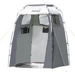 Skandika Camping Duschzelt | gro&szlig;es Umkleidezelt mit 230 cm Stehh&ouml;he,