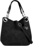 bruno banani Damen Handtasche Kunstfaser Alltagstasche | 3 Hauptf&auml;cher mit